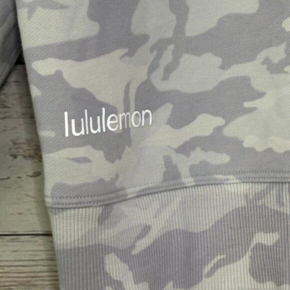 Lululemon Purple Camo Crew Neck Sweater US6 - Picture 5 of 6